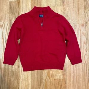Children’s Place Boys 1/4 Zip Sweater Size 4T